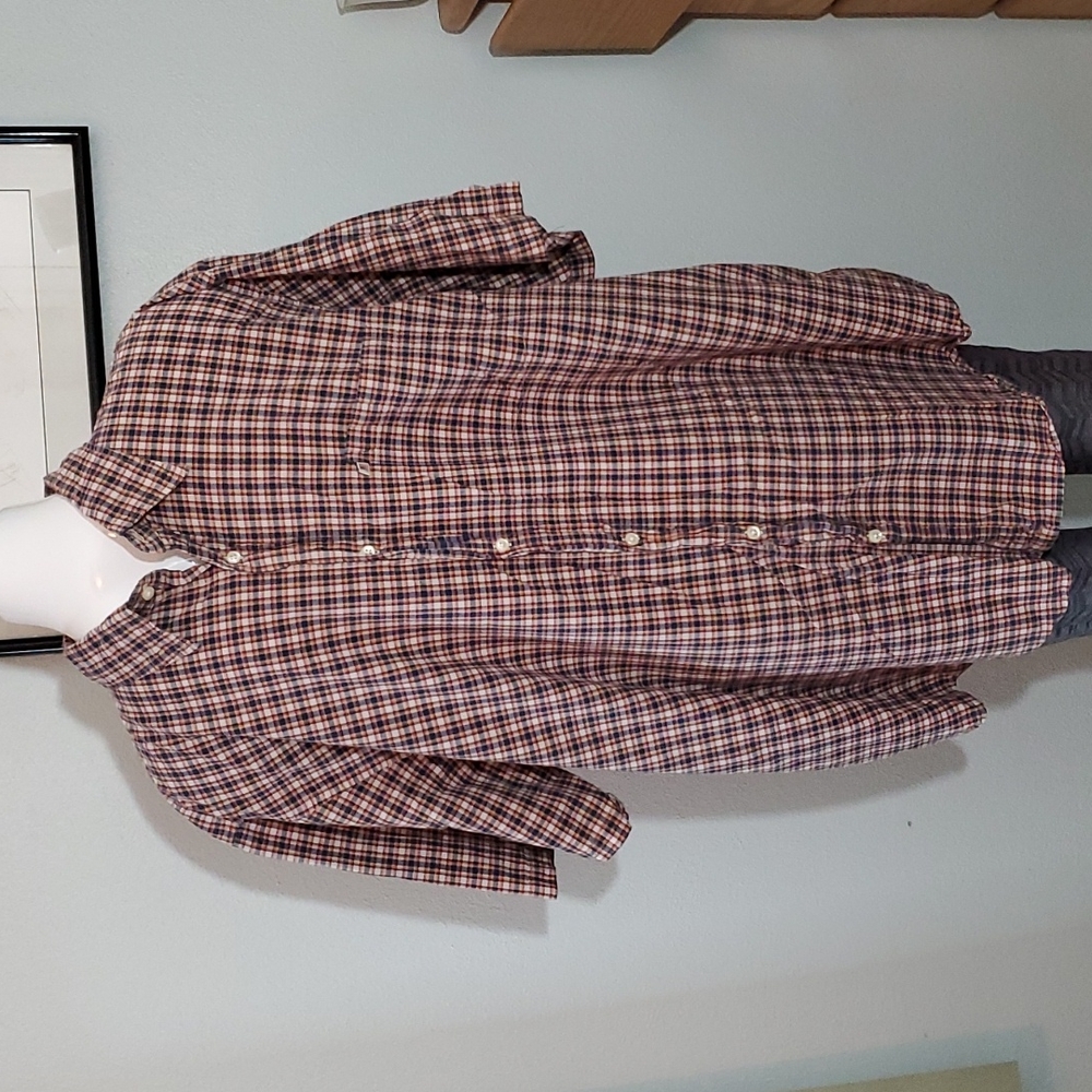RALPH LAUREN-POLO JEANS CO Men's Plaid Short-Sleeve Button-Down Shirt-Sz XXL